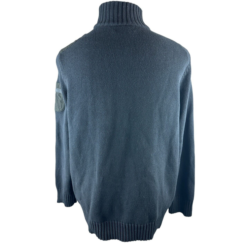 Ralph Lauren Full Zip Ribbed Knit Cardigan Sweater Pocket Arm Patch Plus Size 2X - Picture 13 of 13